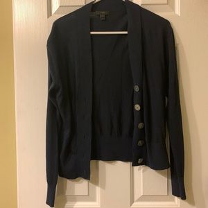 JCrew navy cardigan, never worn